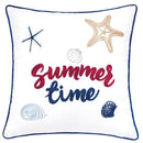 Emmie White 20" X 20" Pillow, Summer Time