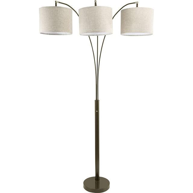 Fanny Brown 80"H Brown Arch Lamp - Furniture Center (NY)