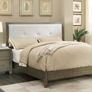 Enrico Full Queen Bed Brown, Black, & Cherry - Furniture Center (NY)