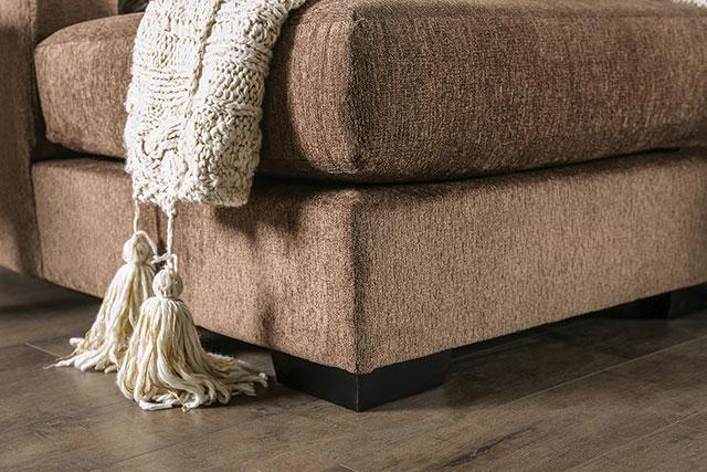 FARRINGDON Sectional, Brown - Furniture Center (NY)
