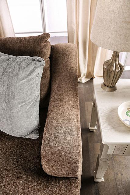 FARRINGDON Sectional, Brown - Furniture Center (NY)