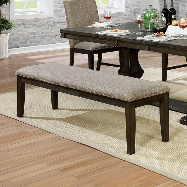 Faulk Espresso Bench - Furniture Center (NY)