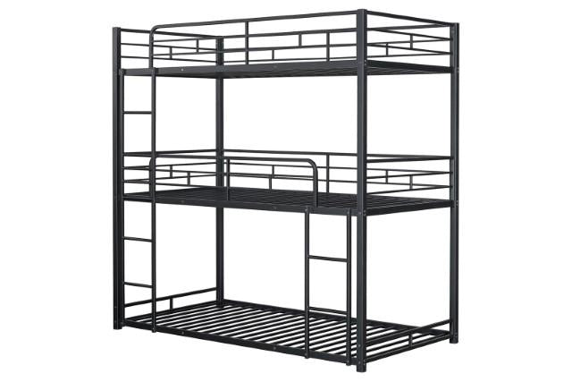 Felgu Triple Twin Metal Bunkbed - Furniture Center (NY)