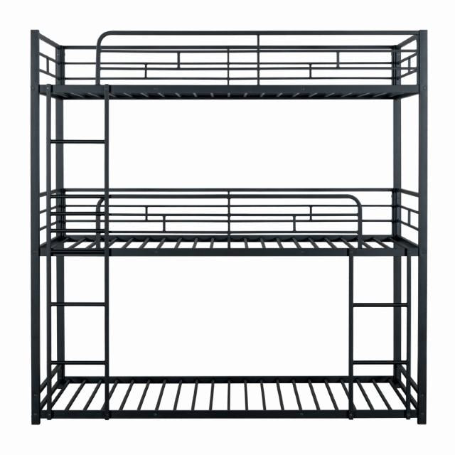 Felgu Triple Twin Metal Bunkbed - Furniture Center (NY)