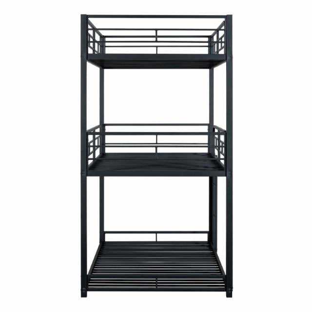 Felgu Triple Twin Metal Bunkbed - Furniture Center (NY)