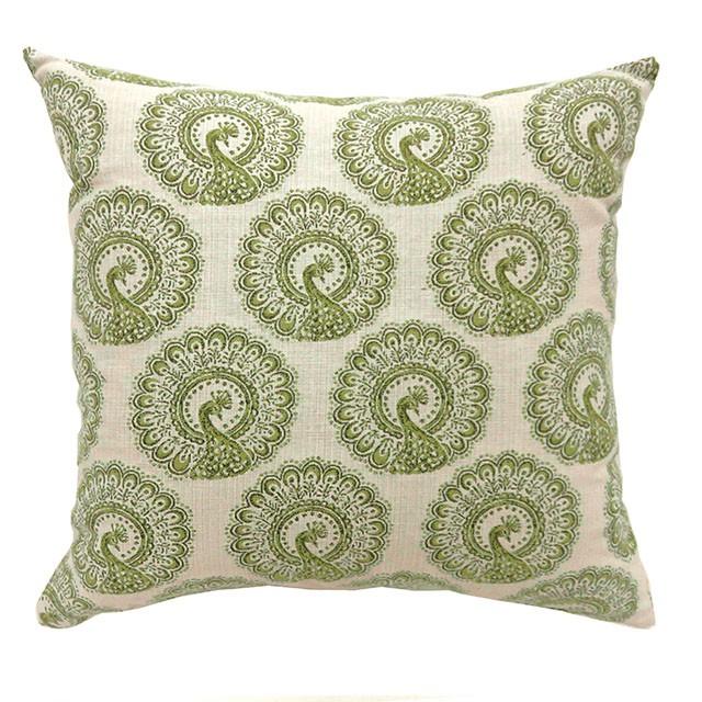 FIFI 18" X 18" Pillow, Green (2/CTN) - Furniture Center (NY)