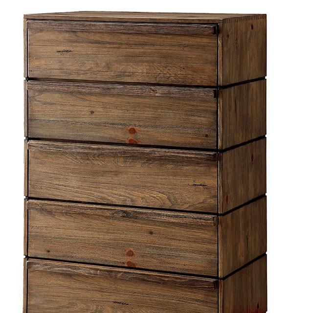 COIMBRA Rustic Natural Tone Chest - Furniture Center (NY)