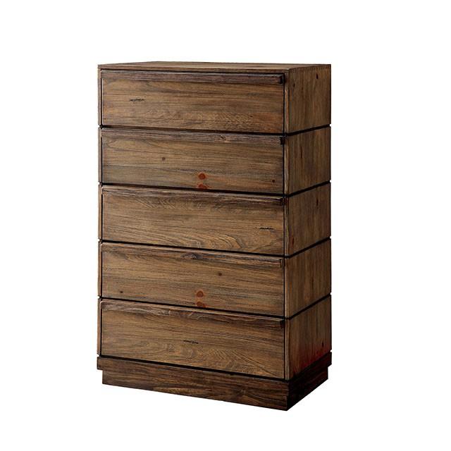 COIMBRA Rustic Natural Tone Chest - Furniture Center (NY)