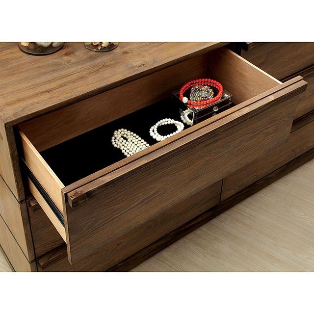 COIMBRA Rustic Natural Tone Dresser - Furniture Center (NY)