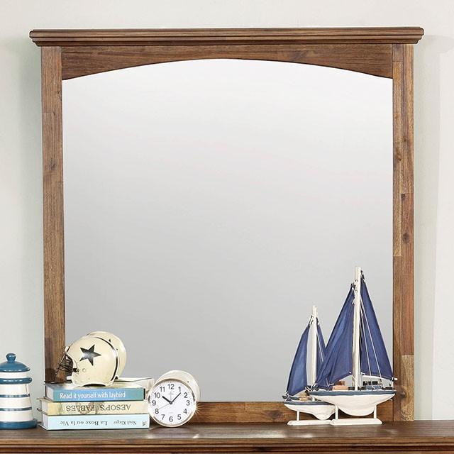 Colin Dark Oak Mirror - Furniture Center (NY)