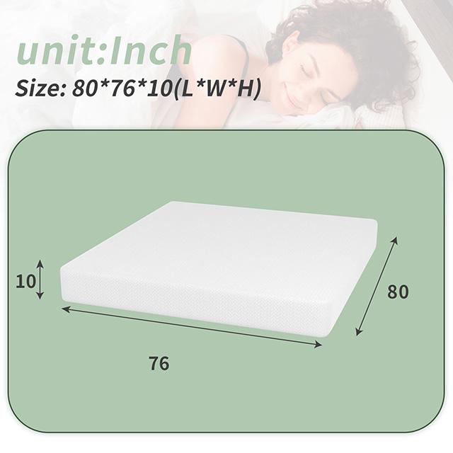 Coreopsis 10" E.King Memory Foam Wave Comfort - Furniture Center (NY)