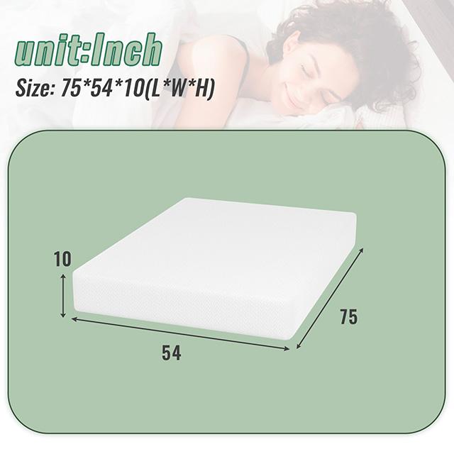 Coreopsis 10" Full Memory Foam Wave Comfort - Furniture Center (NY)