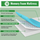 Coreopsis 10" Twin Memory Foam Wave Comfort - Furniture Center (NY)