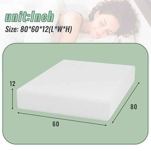 Coreopsis 12" Queen Memory Foam Wave Comfort - Furniture Center (NY)