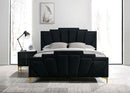 Florizel Bed Black & Red - Furniture Center (NY)