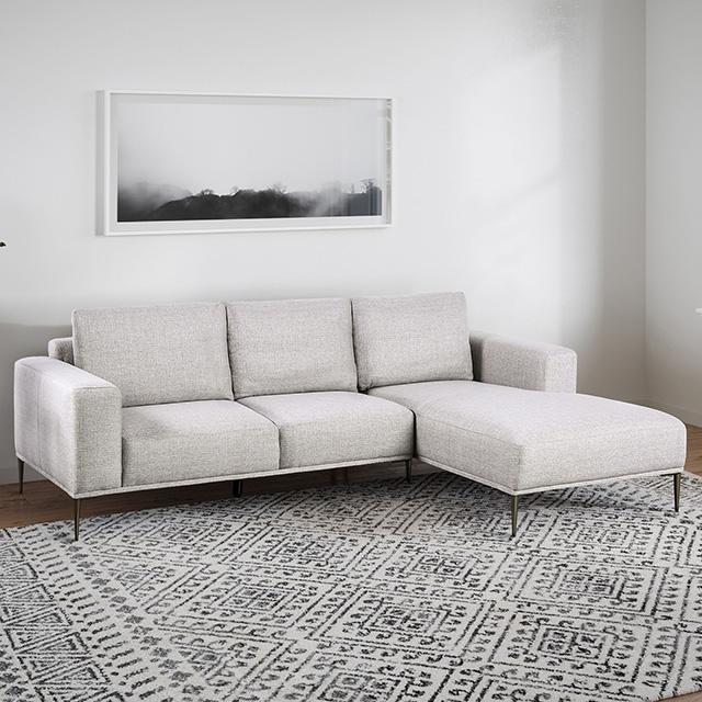 Forde Sectional, Right Chaise - Furniture Center (NY)