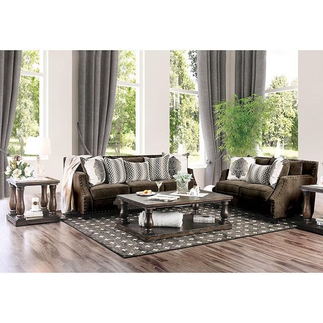 Cornelia Light Brown Love Seat - Furniture Center (NY)