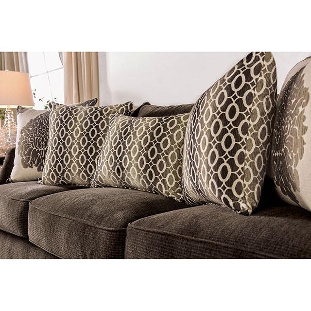 Cornelia Light Brown Love Seat - Furniture Center (NY)