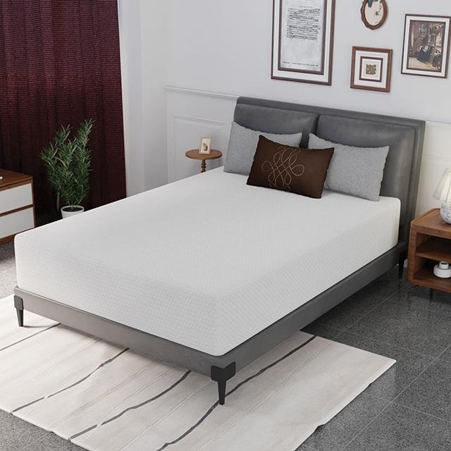 Forsythia 12" Full Green Tea Gel Memory Foat - Furniture Center (NY)