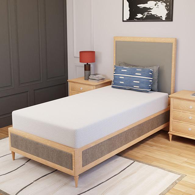Forsythia 8" Twin Green Tea Gel Memory Foam - Furniture Center (NY)