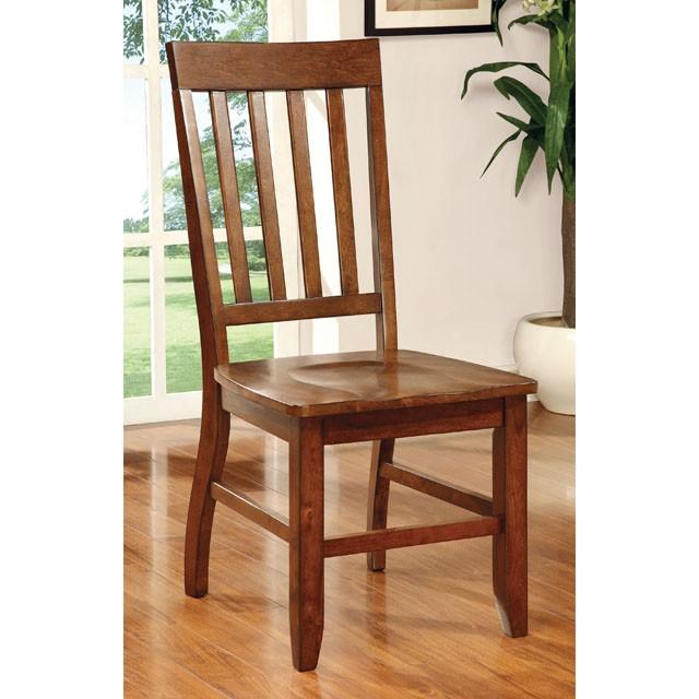 FOSTER I Dark Oak Side Chair (2/CTN) - Furniture Center (NY)