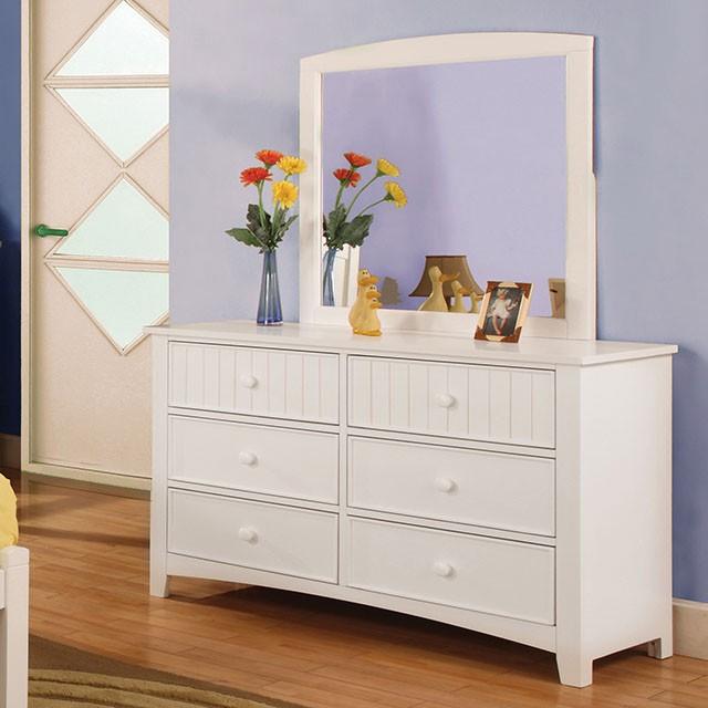 Corry White Dresser - Furniture Center (NY)