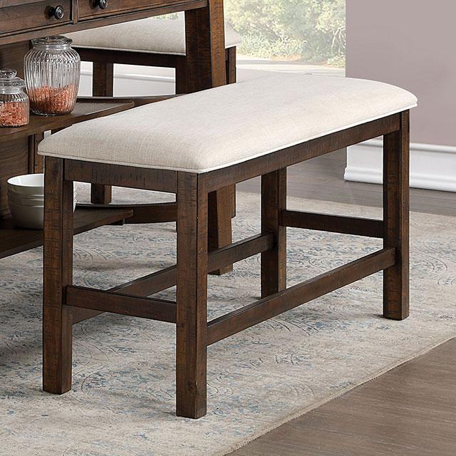 FREDONIA Counter Ht. Bench - Furniture Center (NY)