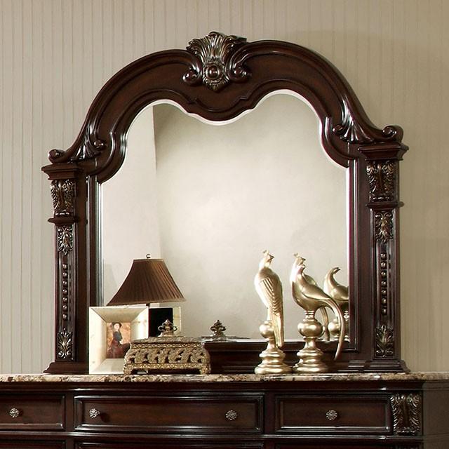 Fromberg Brown Cherry Mirror - Furniture Center (NY)