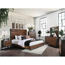 Fulton Dark Oak/Dark Walnut Mirror - Furniture Center (NY)