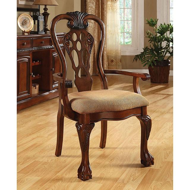 GEORGETOWN Antique Cherry Dining Table w/ Double Pedestals - Furniture Center (NY)