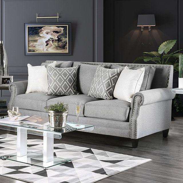Giovanni Gray Sofa - Furniture Center (NY)