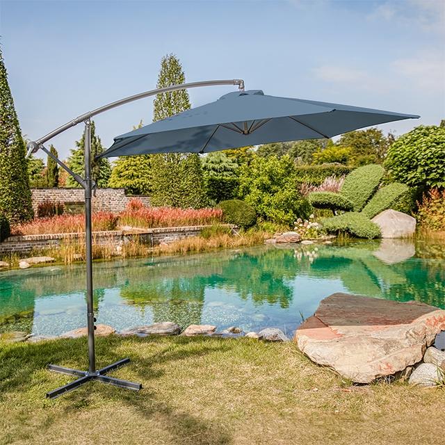 Glam Cantilever Umbrella w/ LED - Furniture Center (NY)