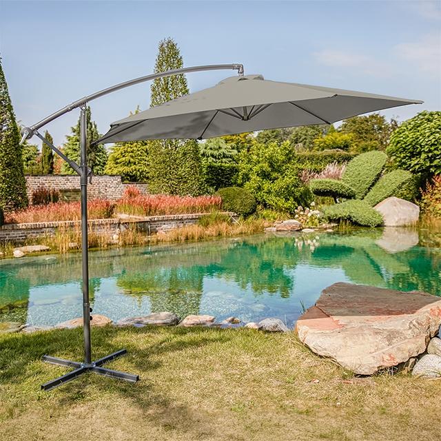 Glam Cantilever Umbrella w/ LED - Furniture Center (NY)