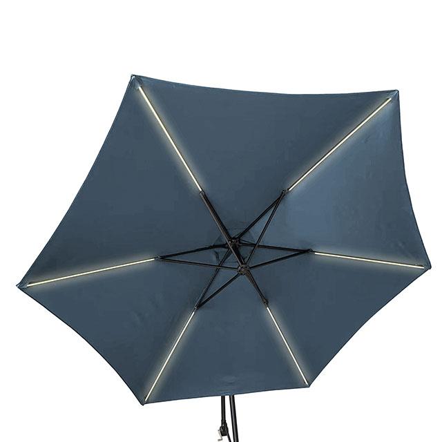 Glam Cantilever Umbrella w/ LED - Furniture Center (NY)