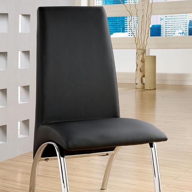 Glenview Black Side Chair - Furniture Center (NY)