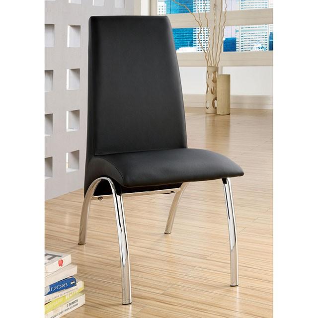 Glenview Black Side Chair - Furniture Center (NY)