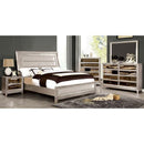 Golva Bed Beige & Black - Furniture Center (NY)