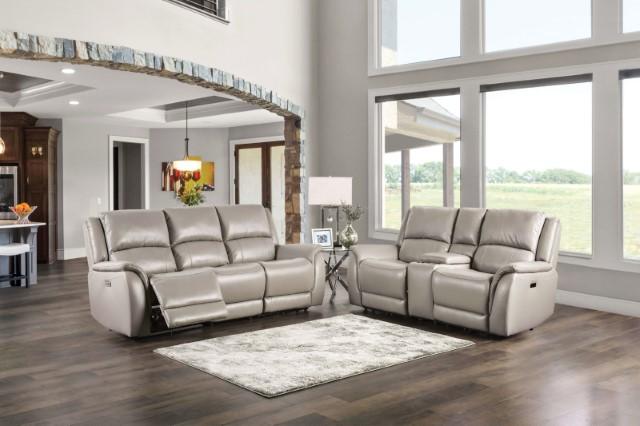 GORGIUS Power Sofa, Light Gray - Furniture Center (NY)