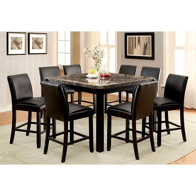 GRANDSTONE II Black Counter Ht. Chair - Furniture Center (NY)
