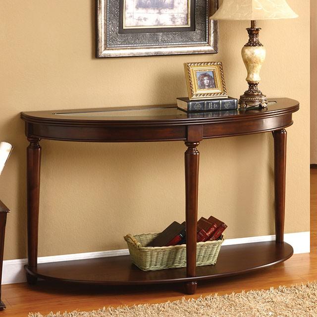 Granvia Dark Cherry Sofa Table - Furniture Center (NY)