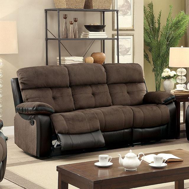 Hadley I Brown/Black Sofa - Furniture Center (NY)