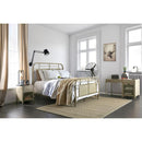 Haldus Cal.King, E.King, & Twin Bed White, Ivory, & Red - Furniture Center (NY)