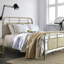 Haldus Cal.King, E.King, & Twin Bed White, Ivory, & Red - Furniture Center (NY)