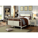Haldus Cal.King, E.King, & Twin Bed White, Ivory, & Red - Furniture Center (NY)
