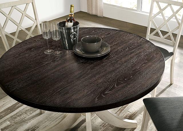 HALEIGH Round Dining Table - Furniture Center (NY)