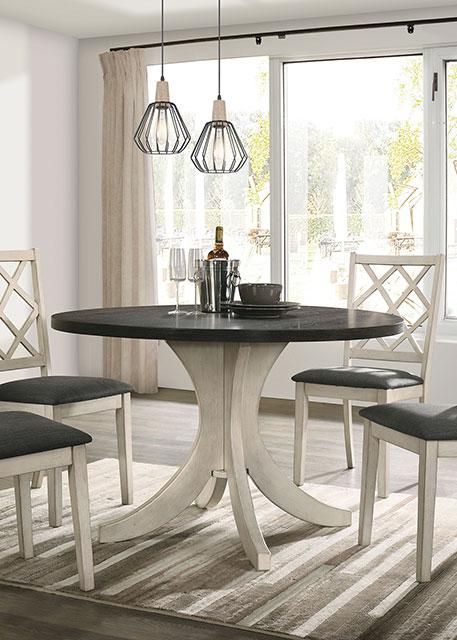 HALEIGH Round Dining Table - Furniture Center (NY)