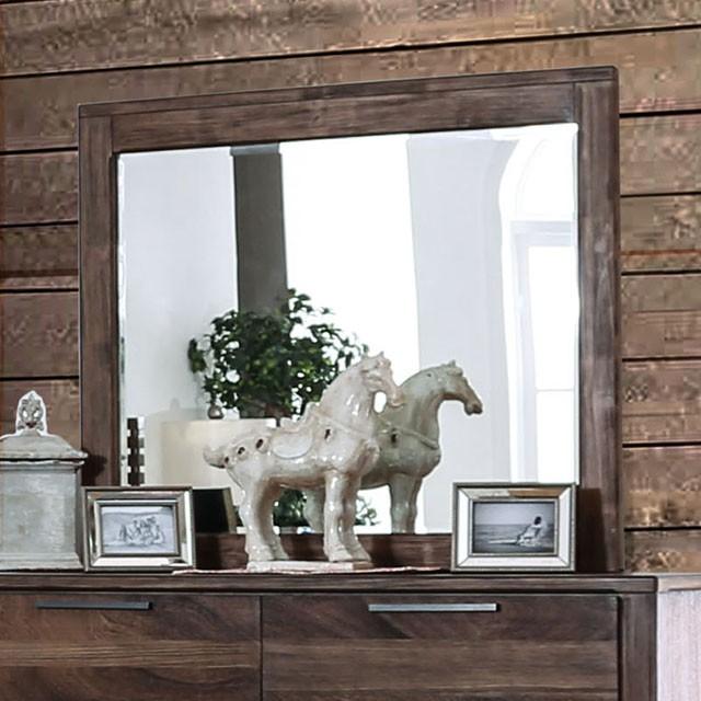 Hankinson Rustic Natural Tone Mirror - Furniture Center (NY)