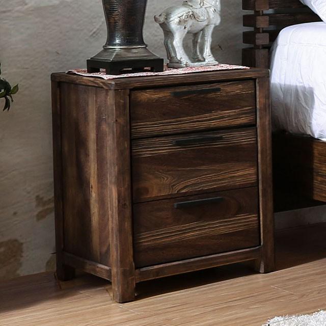Hankinson Rustic Natural Tone Night Stand - Furniture Center (NY)