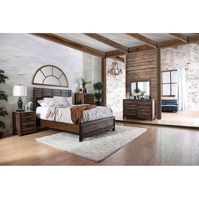 Hankinson Rustic Natural Tone Mirror - Furniture Center (NY)