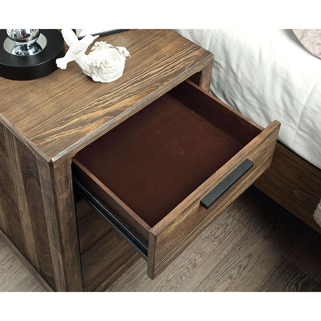 Hankinson Rustic Natural Tone Night Stand - Furniture Center (NY)